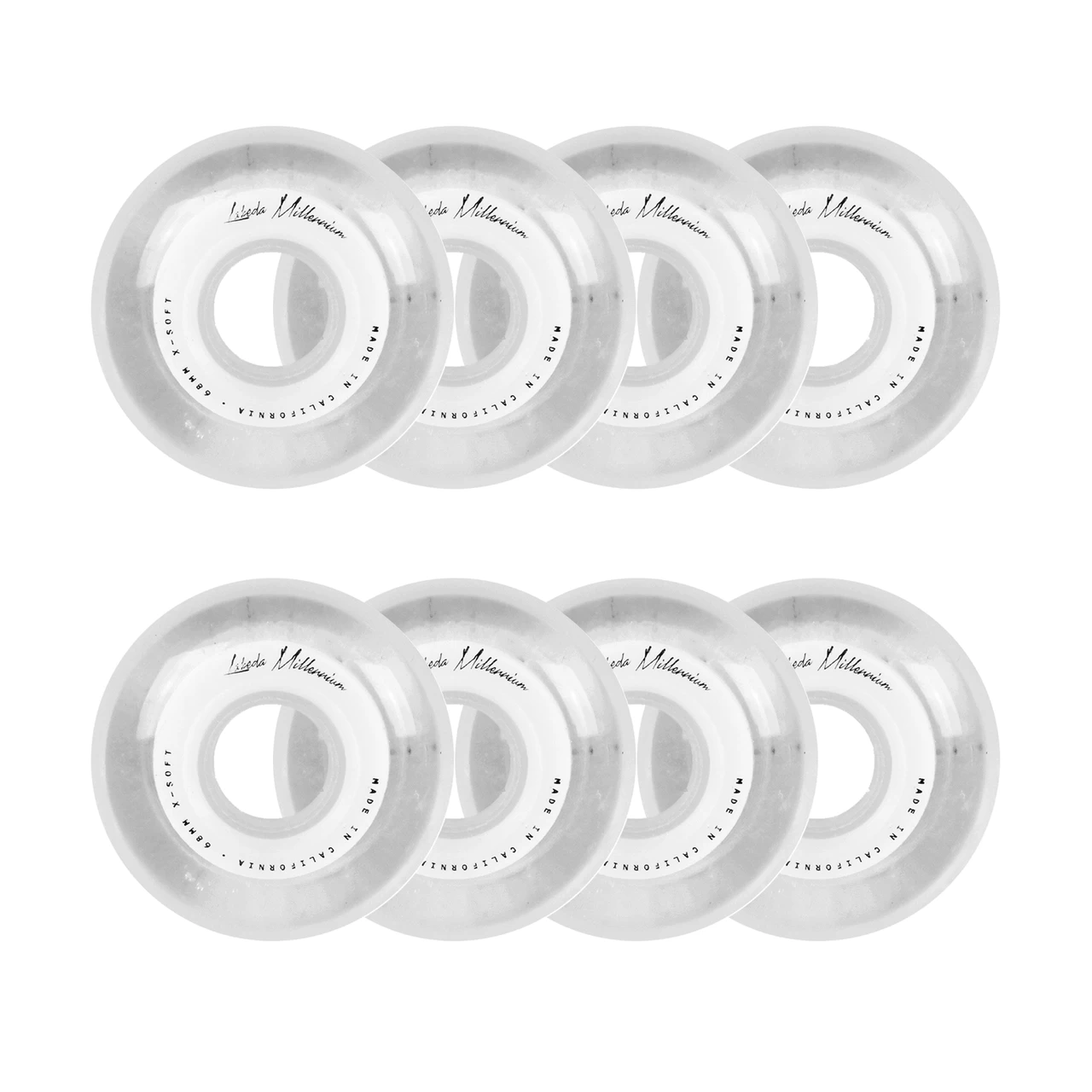 Labeda Roller Hockey Wheels - Millennium Gripper 68mm 74A White (8-Pack) 1 Labeda Roller Hockey Wheels - Millennium Gripper 68mm 74A White (8-Pack)