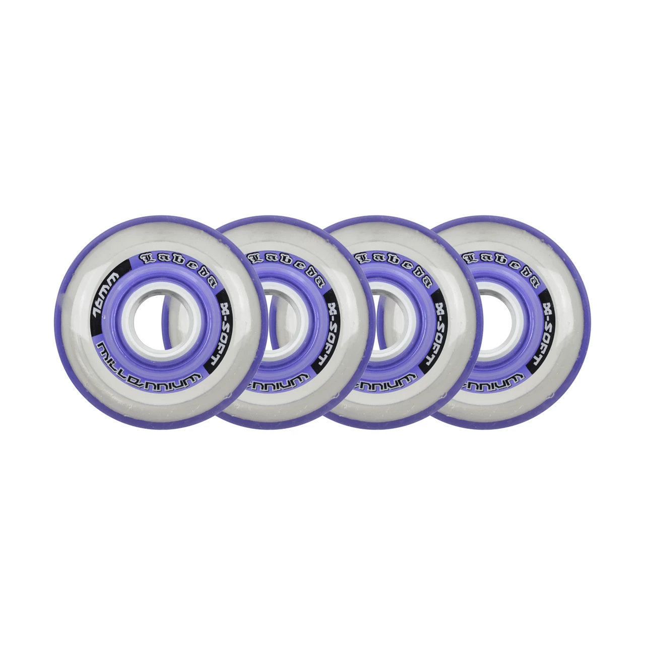 Labeda Roller Hockey Wheels - Millennium Gripper 72mm 74A Purple (4-Pack) 1 Labeda Roller Hockey Wheels - Millennium Gripper 72mm 74A Purple (4-Pack)