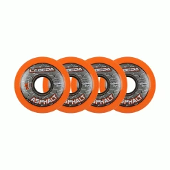 Labeda Roller Hockey Wheels - Asphalt Gripper 68mm 85A Orange (4-Pack)