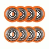 Labeda Roller Hockey Wheels - Asphalt Gripper 76/80 HiLo 85A Orange (8-Pack)