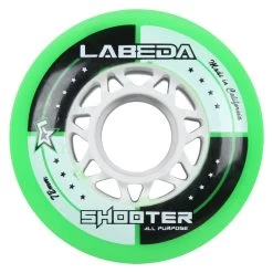 Labeda Roller Hockey Wheels - Shooter 68/72 Youth HiLo 83A Green (8-Pack) -Powell Peralta Store LB SH 72 83 GRN BLK 1 82553.1653068637