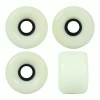 Blank Longboard Wheels 65mm X 45mm White USA Centerset Shaved 82A