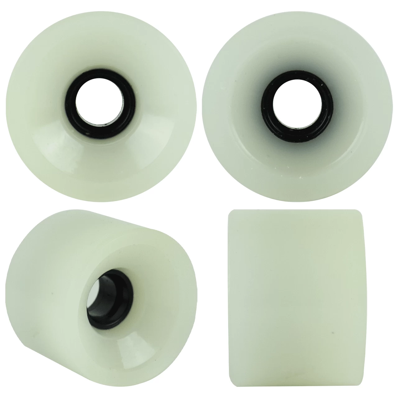 Blank Longboard Wheels 68mm X 54mm White (Discolored) USA Square Lip 78A 1 Blank Longboard Wheels 68mm X 54mm White (Discolored) USA Square Lip 78A