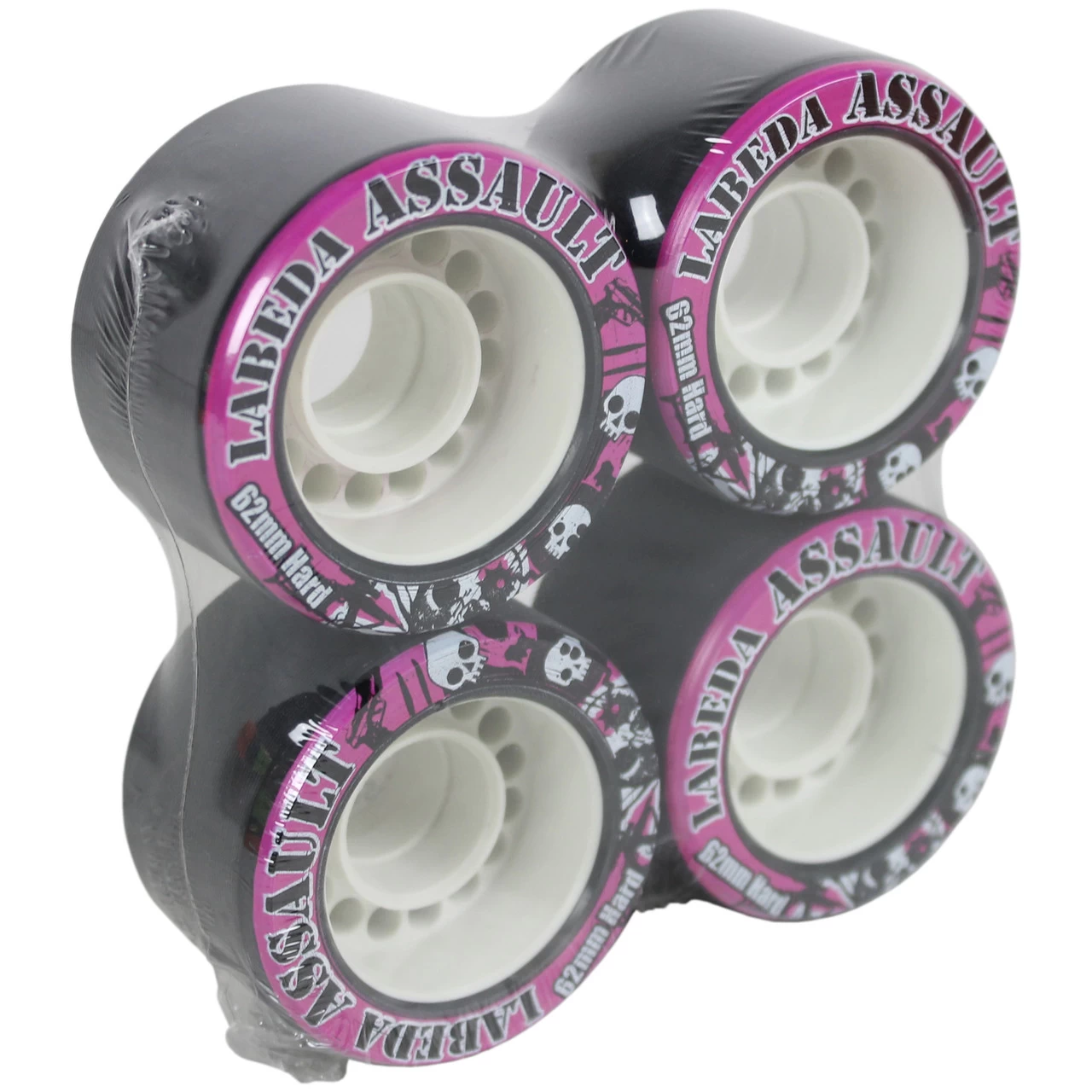 Labeda Quad Wheels Assault Hard Slim 62mm 4-Pack 1 Labeda Quad Wheels Assault Hard Slim 62mm 4-Pack