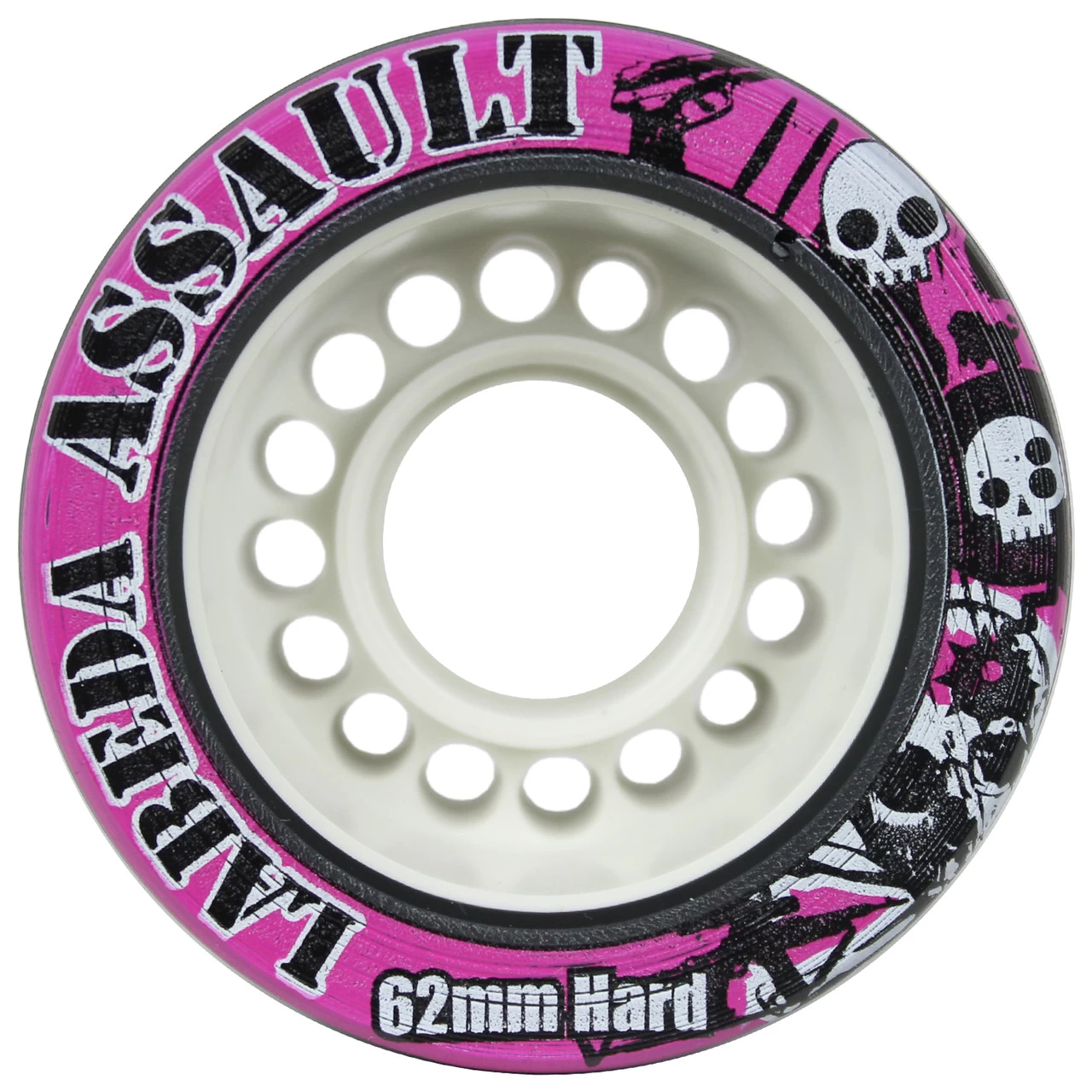 Labeda Quad Wheels Assault Hard Slim 62mm 4-Pack 2 Labeda Quad Wheels Assault Hard Slim 62mm 4-Pack - Image 2