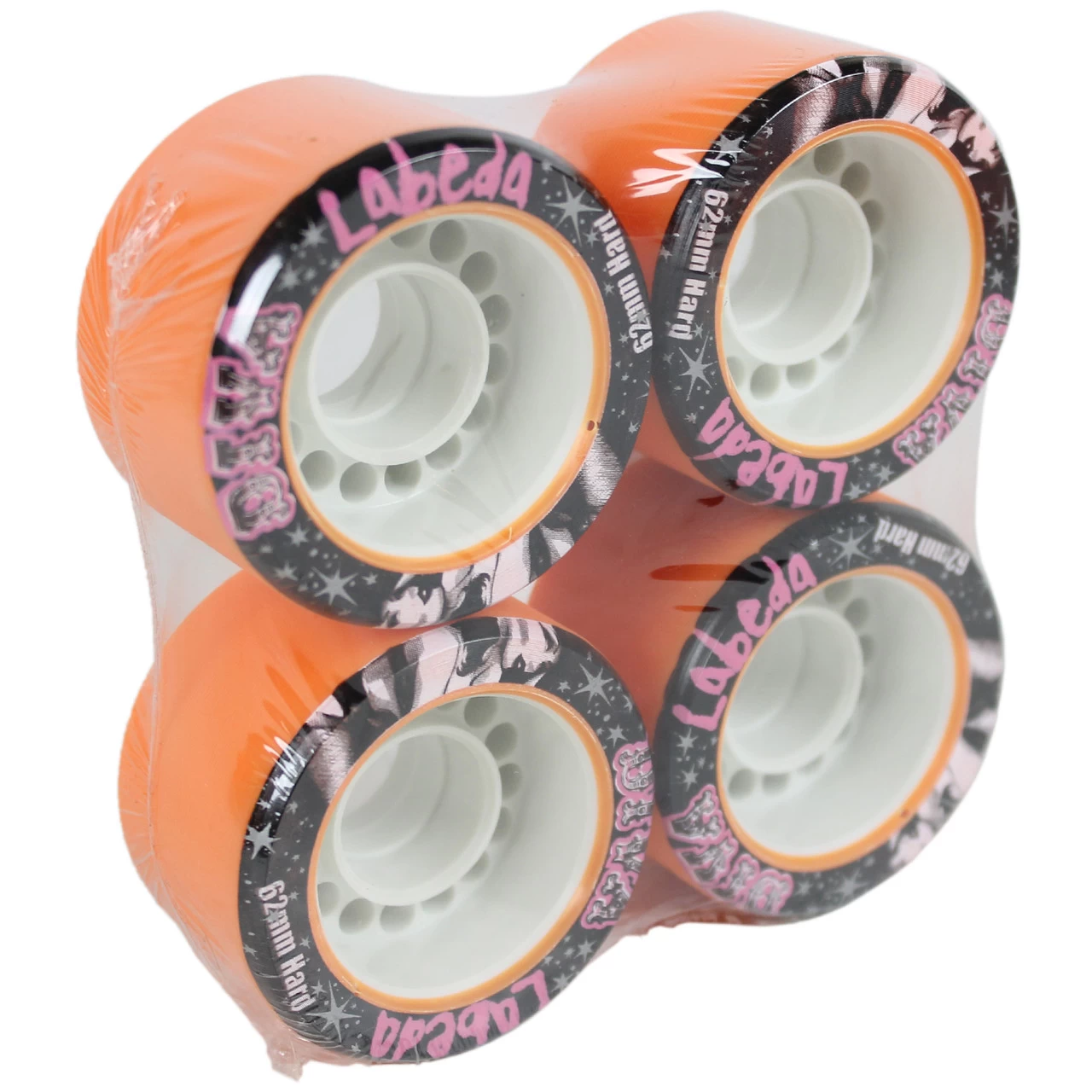 Labeda Quad Wheels Diva Hard Slim 62mm 4-Pack 1 Labeda Quad Wheels Diva Hard Slim 62mm 4-Pack
