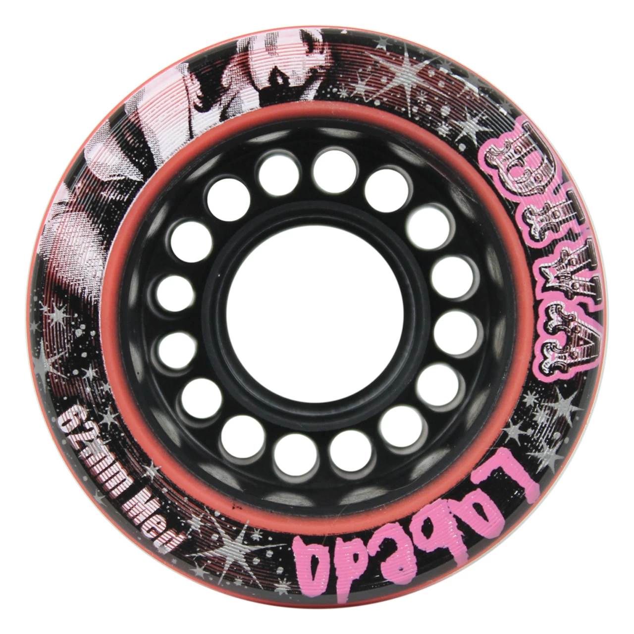 Labeda Quad Wheels Diva Medium Slim 62mm 4-Pack 2 Labeda Quad Wheels Diva Medium Slim 62mm 4-Pack - Image 2