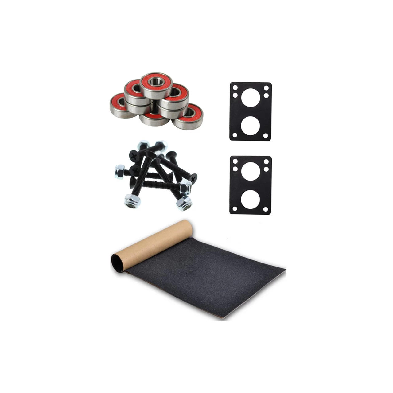 Moose Longboard Complete 9" X 40" Kicktail Dipped White 4 Moose Longboard Complete 9" X 40" Kicktail Dipped White - Image 4