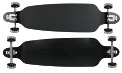 Moose Longboard 39.75 Double Drop Black / Paris / Kryptonics 65mm Clear