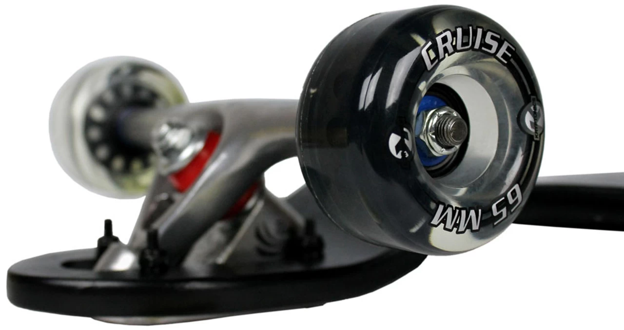 Moose Longboard 39.75 Double Drop Black / Paris / Kryptonics 65mm Clear 2 Moose Longboard 39.75 Double Drop Black / Paris / Kryptonics 65mm Clear - Image 2