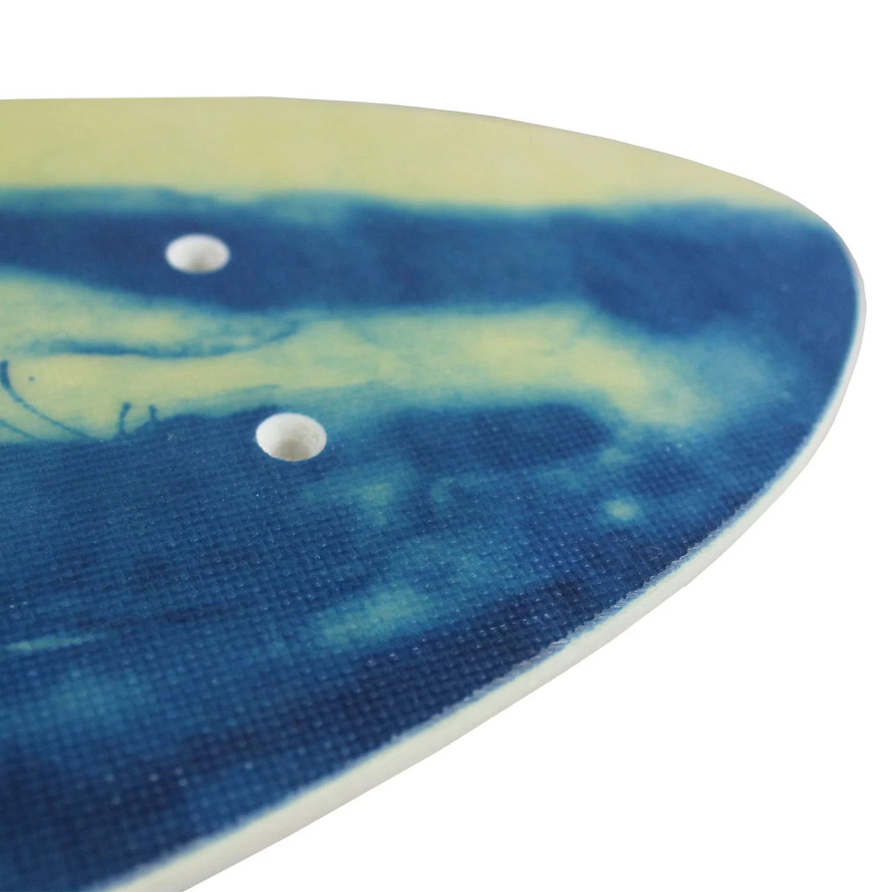 Vintage NOS 1970s MPI Deck Fiberglass Kicktail Blue Marble 4 Vintage NOS 1970s MPI Deck Fiberglass Kicktail Blue Marble - Image 4