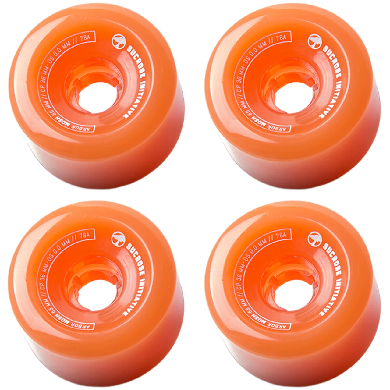 Arbor 65mm Mosh 78A Ghost Orange 1 Arbor 65mm Mosh 78A Ghost Orange