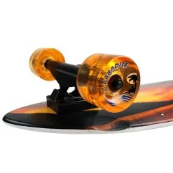 Paradise Longboard 9.5" X 39.5" White Sunset Swallow Tail Fish Shape -Powell Peralta Store PALB 37 3 74633.1471627431