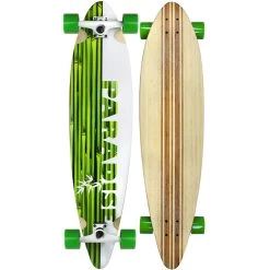 Paradise Longboard 9.75" X 41" Bamboo Inlay Stalks Concave Pintail Shape -Powell Peralta Store PALB 44 521 45681.1630600112