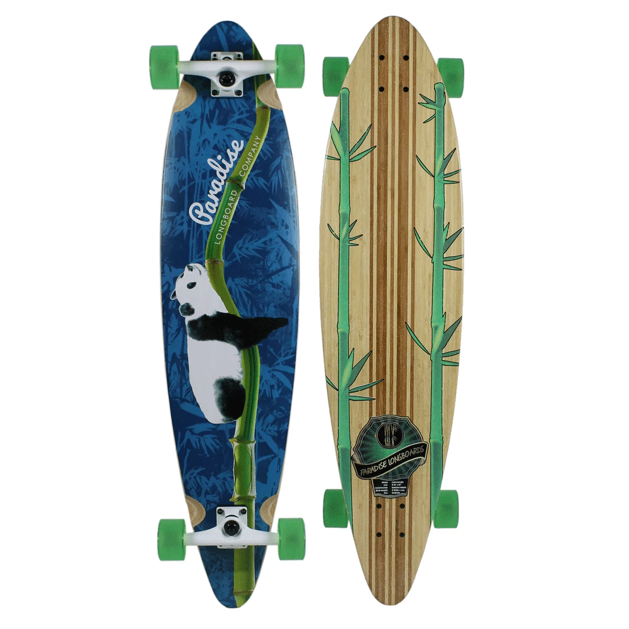 Paradise Longboard Lazy Bamboo Panda Complete 1 Paradise Longboard Lazy Bamboo Panda Complete