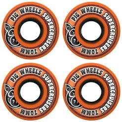 Pig Wheels 70mm Soft 85A Super Cruiser Orange