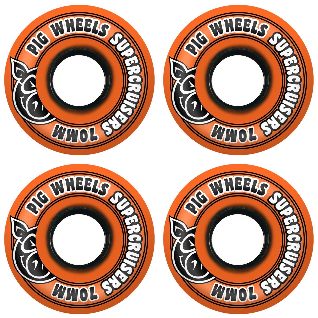 Pig Wheels 70mm Soft 85A Super Cruiser Orange 1 Pig Wheels 70mm Soft 85A Super Cruiser Orange
