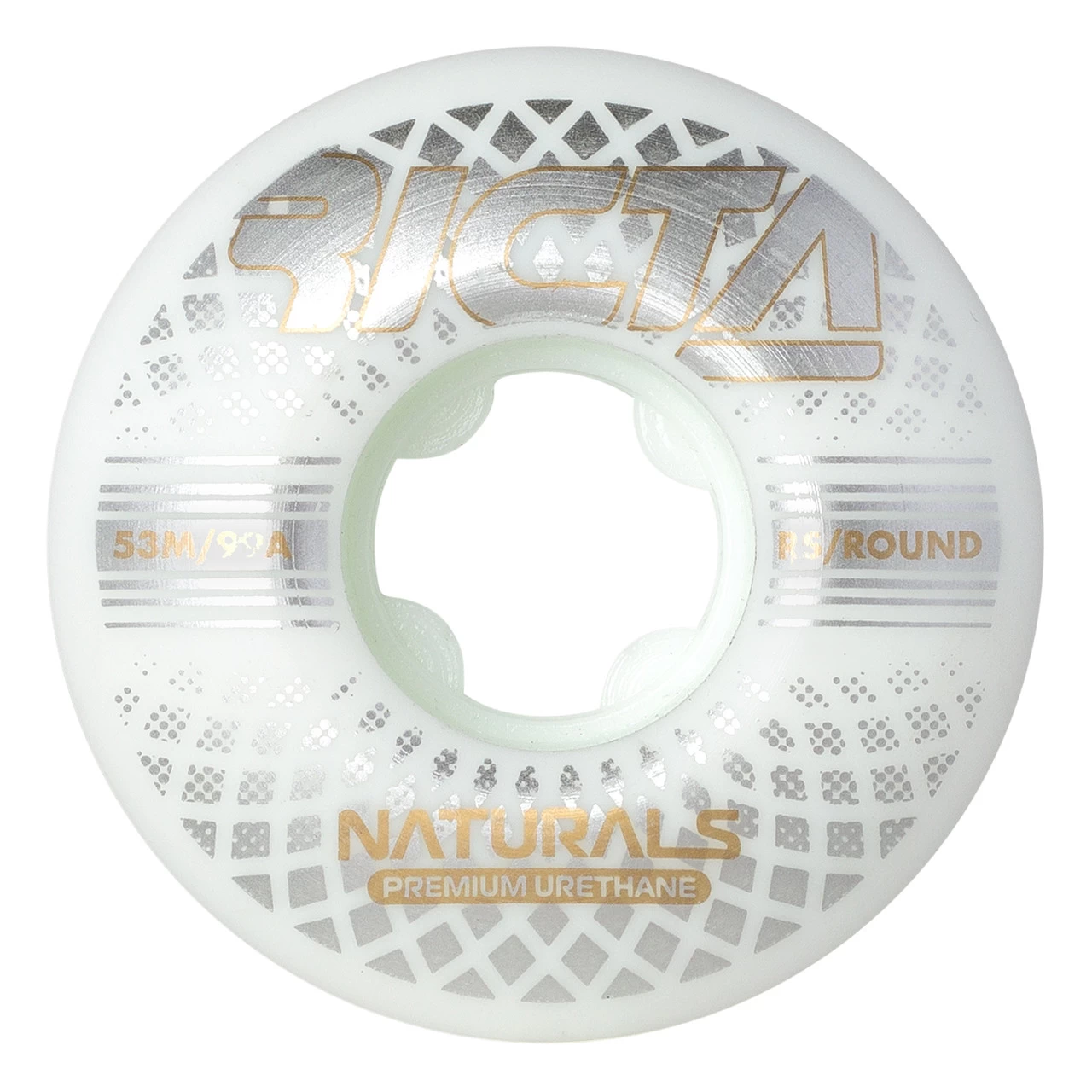 Ricta Wheels Reflective Naturals Round 53mm 99A White 3 Ricta Wheels Reflective Naturals Round 53mm 99A White - Image 3