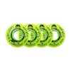 Rink Rat Roller Hockey Wheels - Trickster Crossbar 59mm 76A Green/Black (4-Pack)
