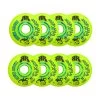Rink Rat Roller Hockey Wheels - Trickster X 76/80 HiLo 84A Green/Blue (8-Pack)