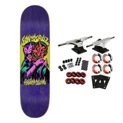 Santa Cruz Skateboard Complete Delfino Devil VX 8.25" X 31.6" 9 Santa Cruz Skateboard Complete Delfino Devil VX 8.25" X 31.6" -Powell Peralta Store SC294 5.2SI52WH 66609.1686932257