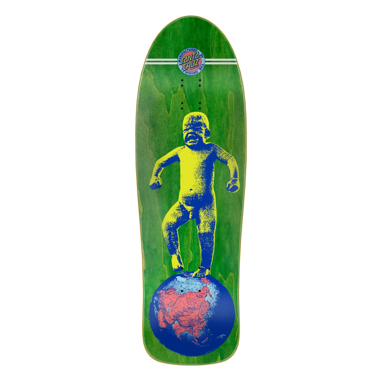 Santa Cruz Skateboard Deck Salba Baby Stomper Re-Issue Green Old School 10.09" 1 Santa Cruz Skateboard Deck Salba Baby Stomper Re-Issue Green Old School 10.09"