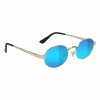Glassy Eyewear Sunglasses Zion Premium Polarized Gold/Blue Mirror