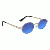 Glassy Eyewear Sunglasses Zion Premium Polarized Gold/Blue Lens