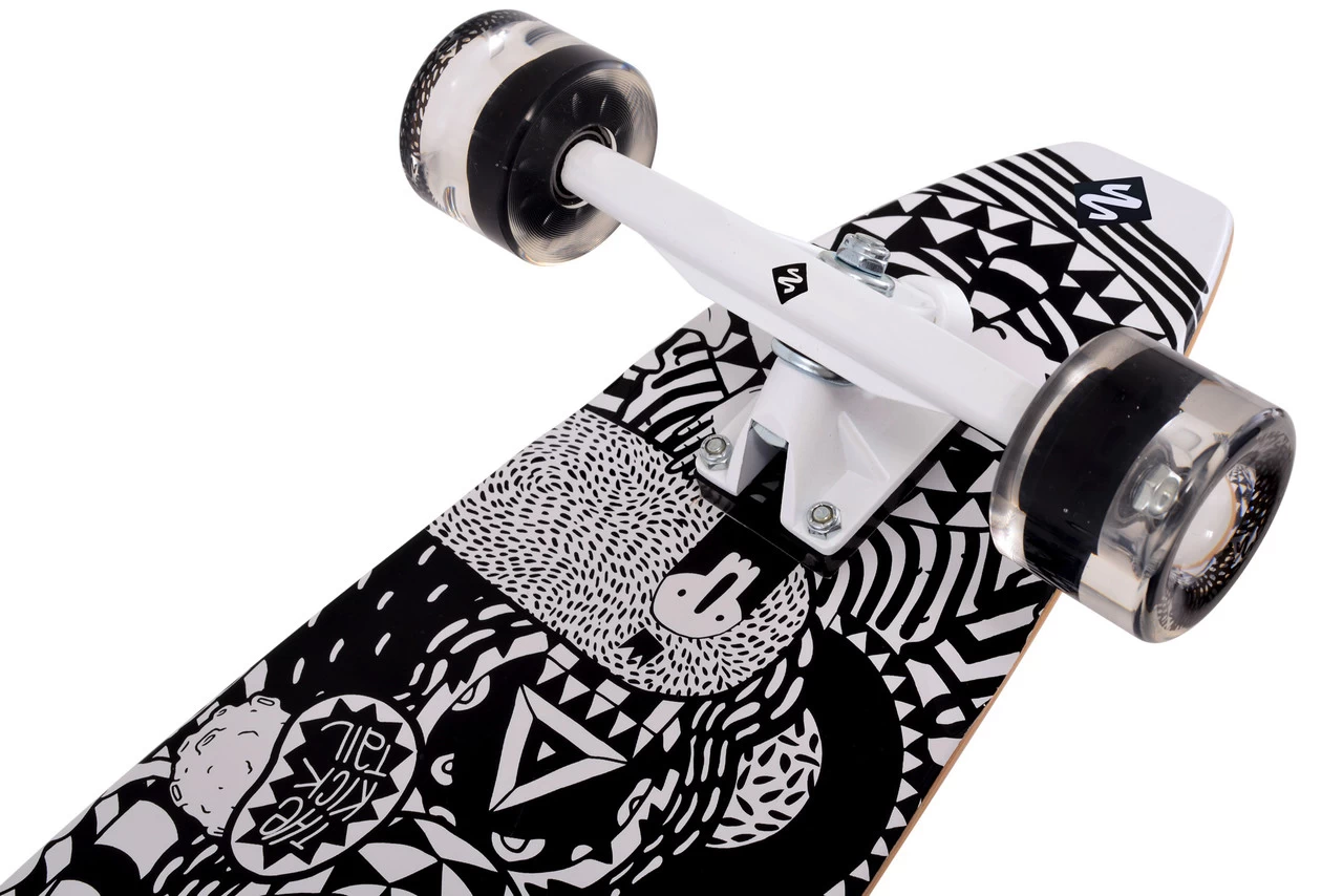 Street Surfing Longboard Rumble Jungle Kicktail 8.5" X 36" 2 Street Surfing Longboard Rumble Jungle Kicktail 8.5" X 36" - Image 2