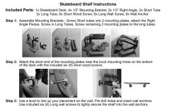 Floating Industrial Style Vintage Mahogany Skateboard Deck Shelf With Pipe Mounting System – Custom Made Indoor Skate Shelving 13 Floating Industrial Style Vintage Mahogany Skateboard Deck Shelf With Pipe Mounting System – Custom Made Indoor Skate Shelving -Powell Peralta Store Skateboardshelf instructions 93254.1670248962