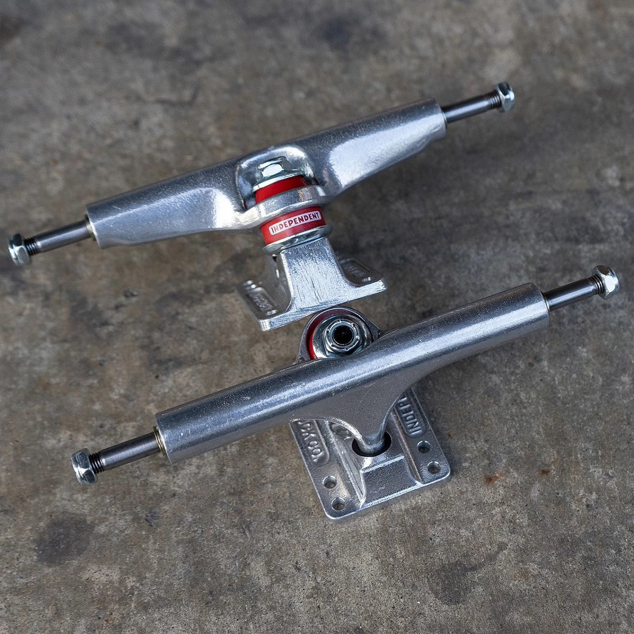 Independent Skateboard Trucks Stage 4 Re-Issue 146 (8.375") Polished Silver - Pair 5 Independent Skateboard Trucks Stage 4 Re-Issue 146 (8.375") Polished Silver - Pair - Image 5