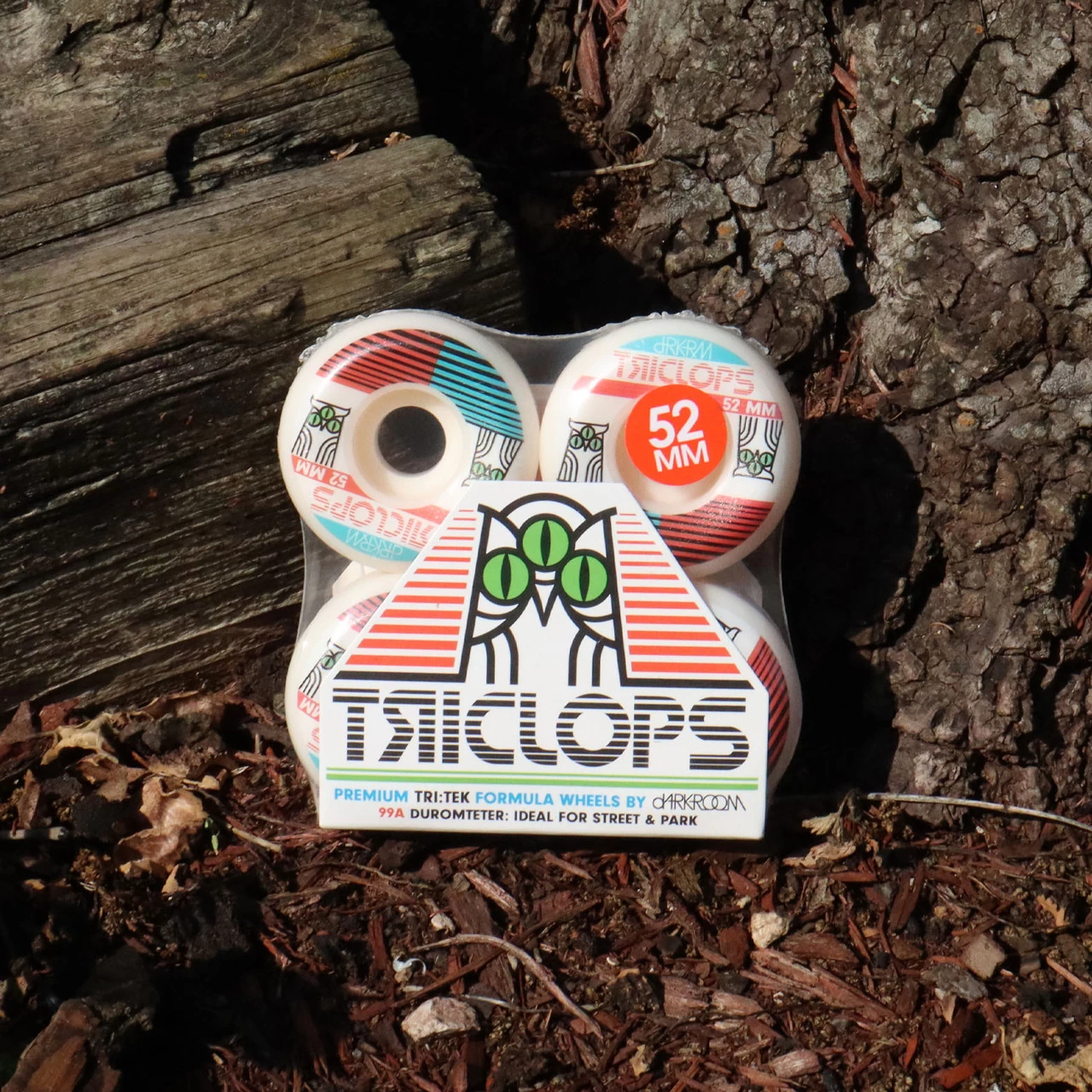 Triclops Skateboard Wheels 52mm Strix 99A White 4 Triclops Skateboard Wheels 52mm Strix 99A White - Image 4