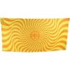Spitfire Skateboard Wheels Bean Towel - Bighead Swirl Orange/Yellow - 30" X 60"