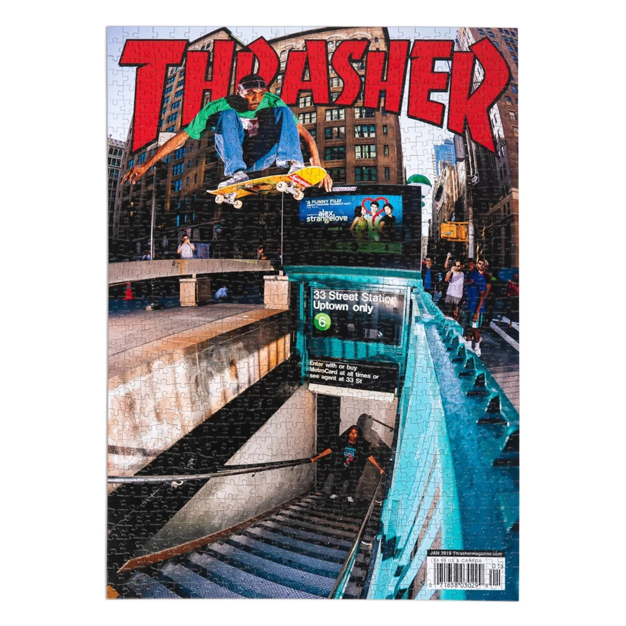 Thrasher Magazine Skateboard Jigsaw Puzzle 1,000pcs Tyshawn Jones 2 Thrasher Magazine Skateboard Jigsaw Puzzle 1,000pcs Tyshawn Jones - Image 2