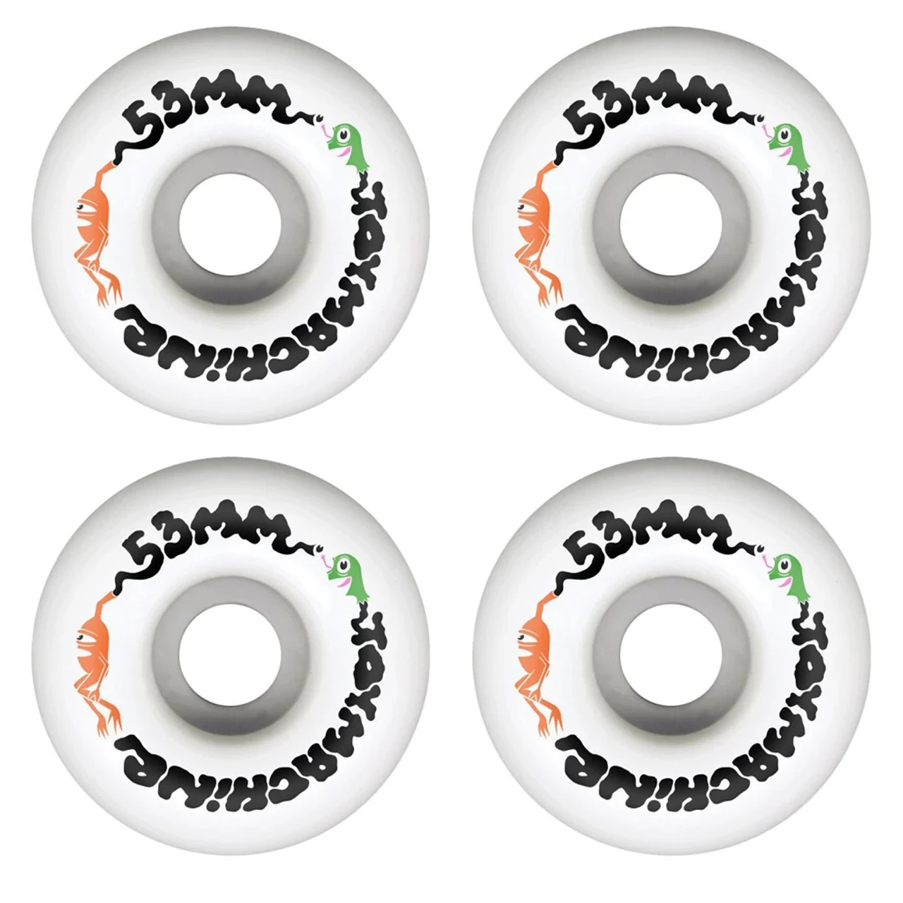 Toy Machine Wheels 53mm 99A Trail White 1 Toy Machine Wheels 53mm 99A Trail White