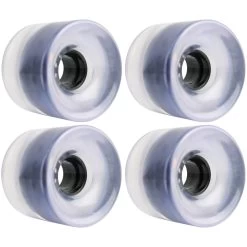 62mm X 51.5mm 83A Clear Wheels (Set Of 4)