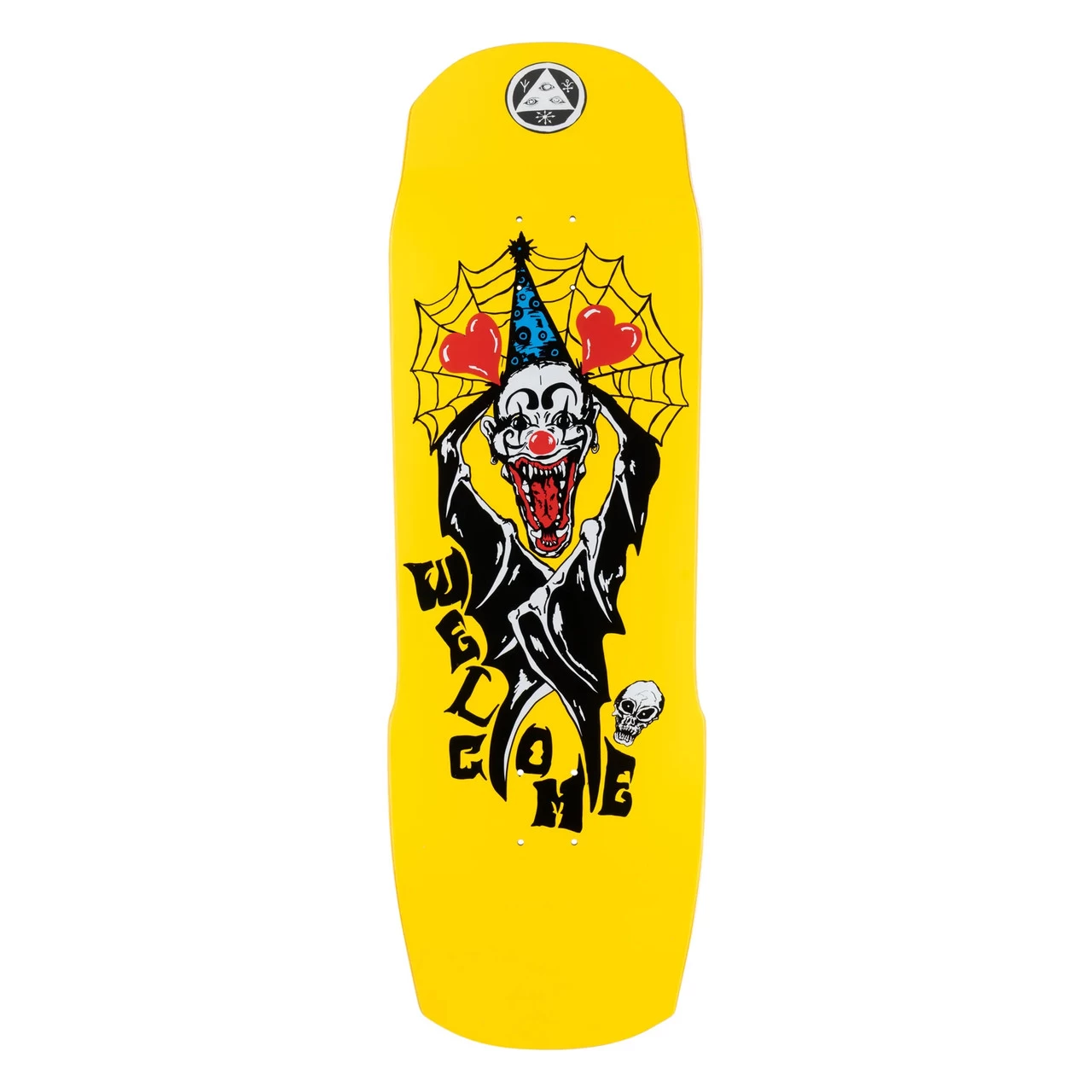 Welcome Skateboard Deck Crazy Tony On Totem 2.0 Neon Yellow 9.75" X 31.0" 1 Welcome Skateboard Deck Crazy Tony On Totem 2.0 Neon Yellow 9.75" X 31.0"