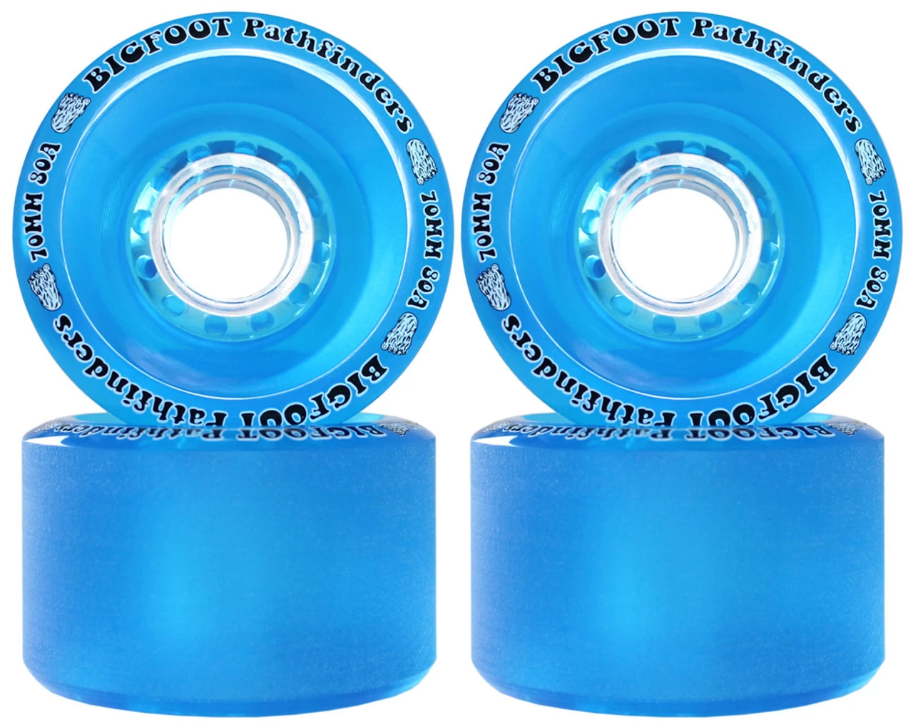 Paris Longboard Trucks, Wheels, Hardware, And Abec 7 Bearings Kit - V2 180 Blue + Bigfoot 70mm 80A Blue 2 Paris Longboard Trucks, Wheels, Hardware, And Abec 7 Bearings Kit - V2 180 Blue + Bigfoot 70mm 80A Blue - Image 2