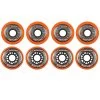 Labeda Roller Hockey Wheels - Asphalt Gripper 68/72 Youth HiLo 85A Orange (8-Pack)