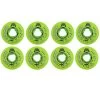 Rink Rat Roller Hockey Wheels - Trickster XXX 68/72 Youth HiLo 76A Green/Black (8-Pack)
