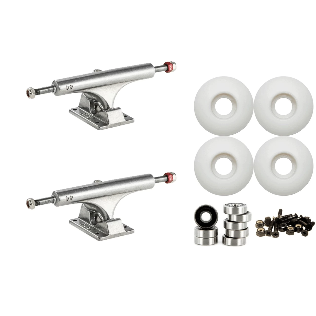 Ace AF1 44 (8.25") Skateboard Trucks 52mm Wheels And Bearings Combo Package 1 Ace AF1 44 (8.25") Skateboard Trucks 52mm Wheels And Bearings Combo Package