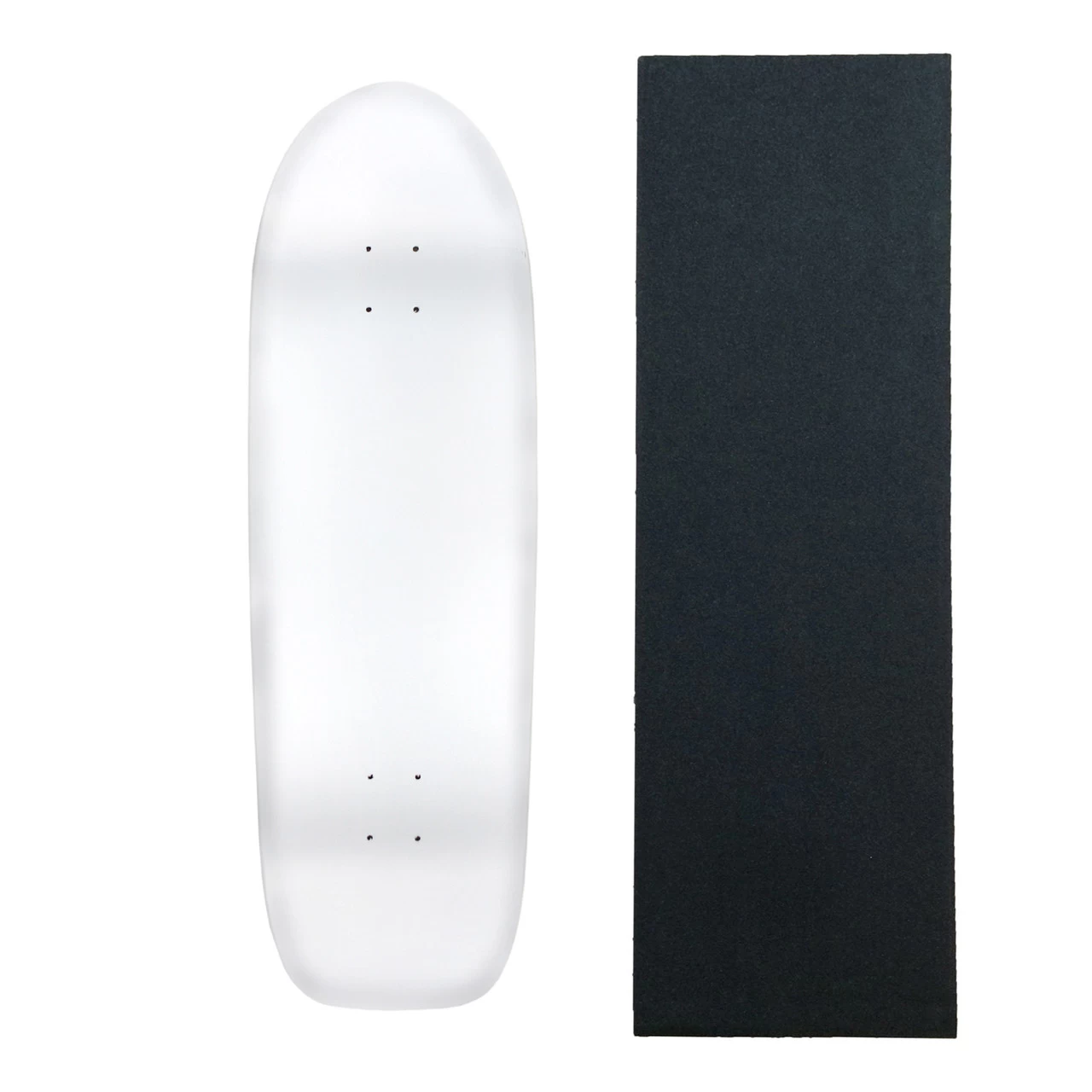 Moose Old School Deck 10" X 33" White With Griptape 3 Moose Old School Deck 10" X 33" White With Griptape - Image 3