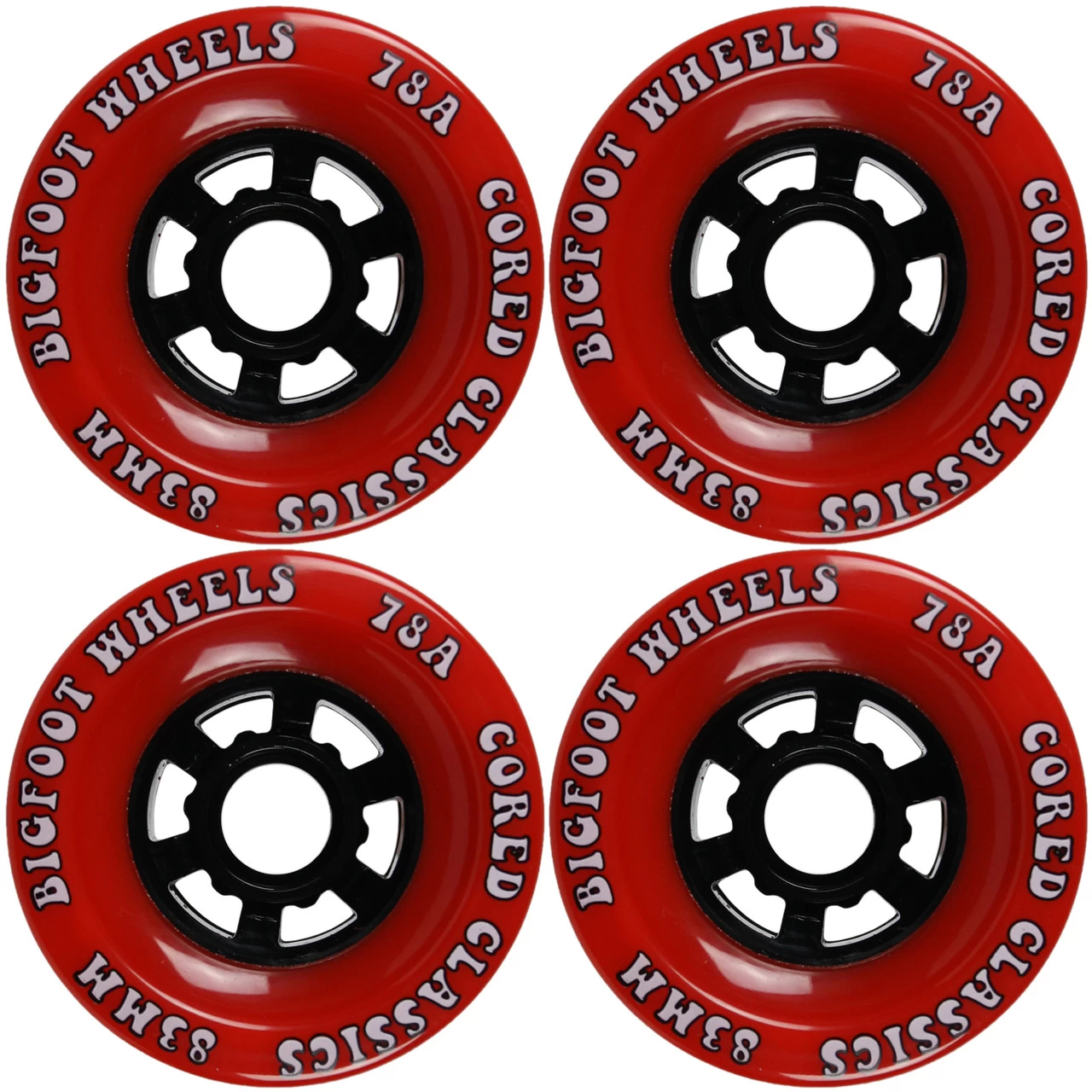 Paris Longboard Trucks, Wheels, Hardware, And Abec 7 Bearings Kit - V2 180 Blue + Bigfoot 83mm 78A Red 2 Paris Longboard Trucks, Wheels, Hardware, And Abec 7 Bearings Kit - V2 180 Blue + Bigfoot 83mm 78A Red - Image 2