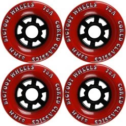 Bigfoot Longboard Wheels - 83mm 78a Cored Classics Red