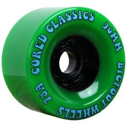 Bigfoot Longboard Wheels - 90mm 78a Cored Classics Green -Powell Peralta Store bf 90mm 78a angle 31919.1494864537