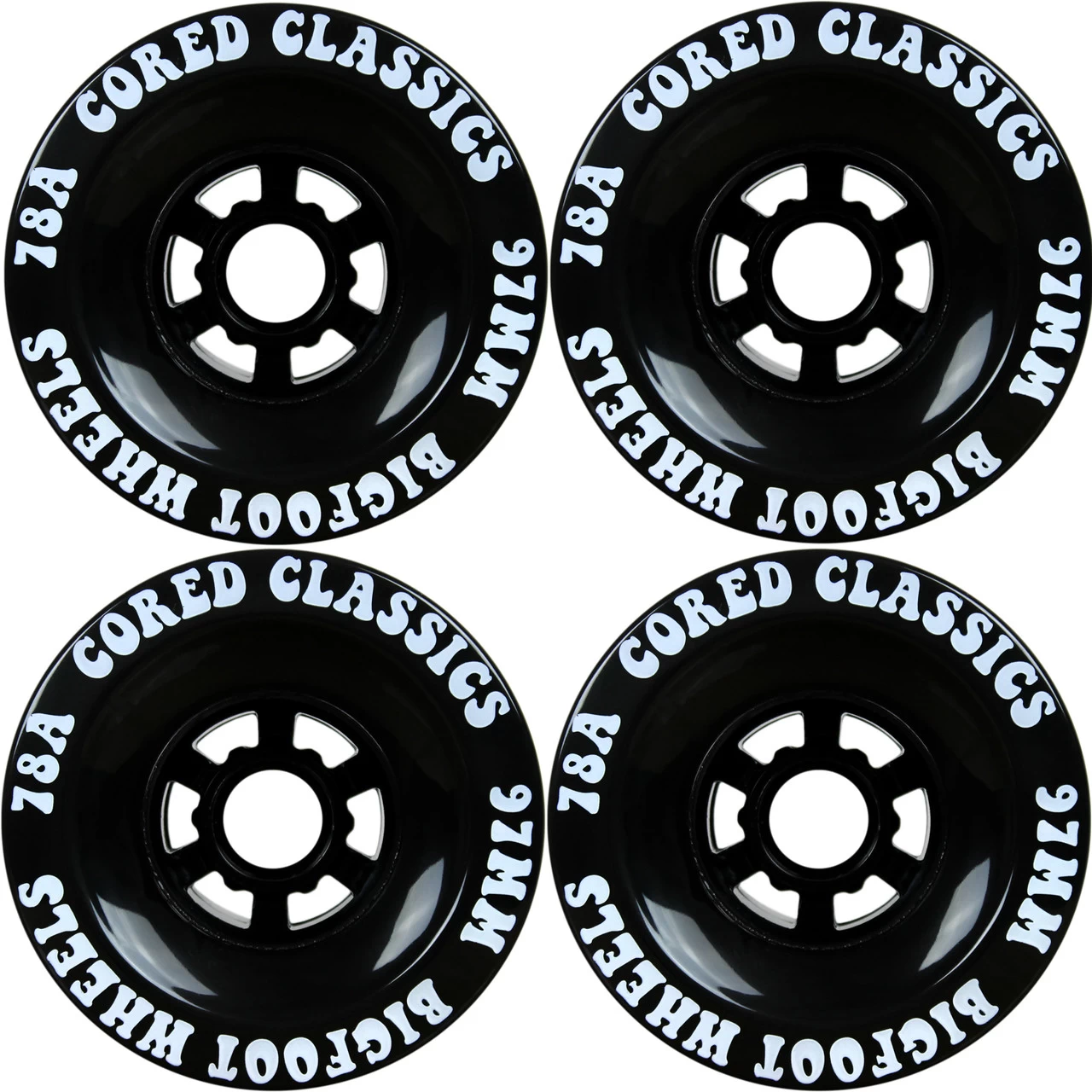 Paris Longboard Trucks, Wheels, Hardware, And Abec 7 Bearings Kit - V2 180 Raw + Bigfoot 97mm 78A Black 2 Paris Longboard Trucks, Wheels, Hardware, And Abec 7 Bearings Kit - V2 180 Raw + Bigfoot 97mm 78A Black - Image 2