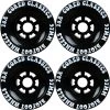 Bigfoot Longboard Wheels - 97mm 78a Cored Classics Black