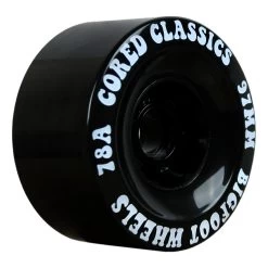 Bigfoot Longboard Wheels - 97mm 78a Cored Classics Black -Powell Peralta Store bf 97mm 78a angle 44074.1494864541