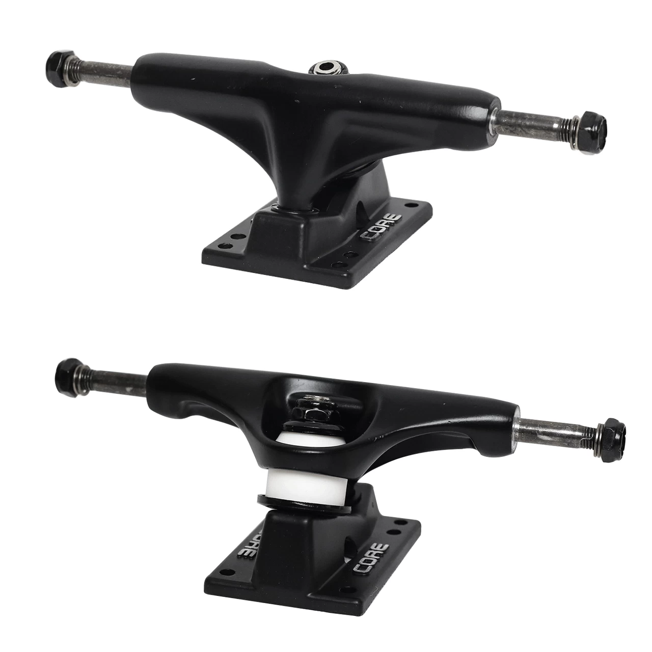 Core Hollow Trucks 5.0 (7.75") Black With Black Base (Hollow Kingpin) 1 Core Hollow Trucks 5.0 (7.75") Black With Black Base (Hollow Kingpin)