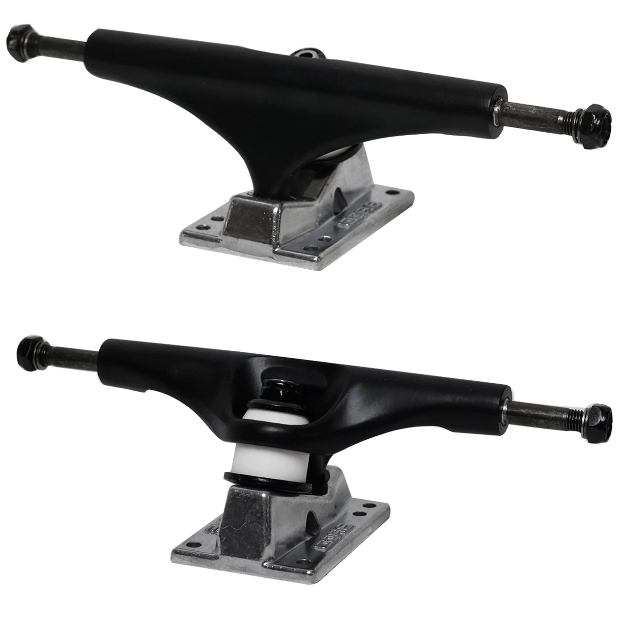 Core Hollow Trucks 6.0 (8.75") Black With Silver Base (Hollow Kingpin) 1 Core Hollow Trucks 6.0 (8.75") Black With Silver Base (Hollow Kingpin)